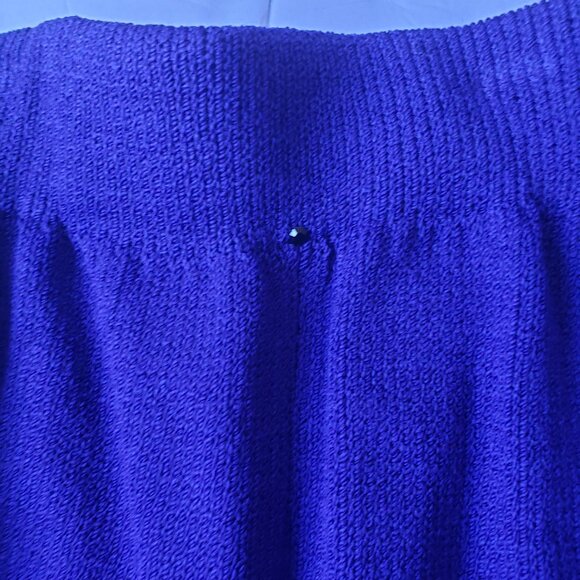 St John Vintage Santana Knit High Rise Wide Leg Pintuck Crop Dress Pants - Picture 5 of 10